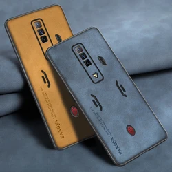 Luxury Leather Case For ZTE Nubia Red Magic 7 7S 6 6S Pro Cover Silicone Full Protection Phone Case For RedMagic 6 7 Pro Coque