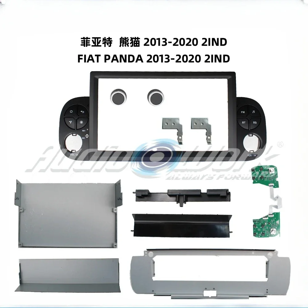 

For 2013-2020 FIAT PANDA 7 Inch Car Radio Stereo GPS MP5 Android Player 2 Din Fascias Panel DashBoard Frame Cover