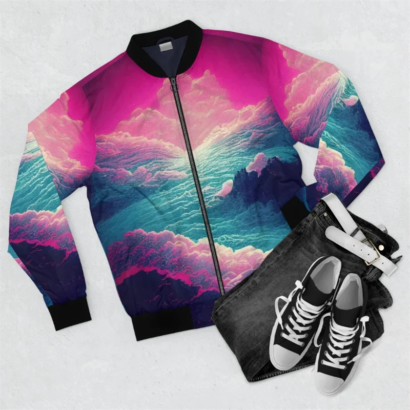 

Men's Street Hoodie Sweatshirt Casual Style Long Sleeve Harajuku Bomber Jackets 2024 Autumn New Designer Sweatshirt Jacket Coat