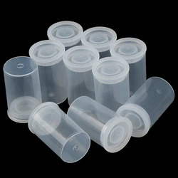 10Pcs Plastic Empty Bottle Roll Film Case Box Seal Fishing Bait Can Container