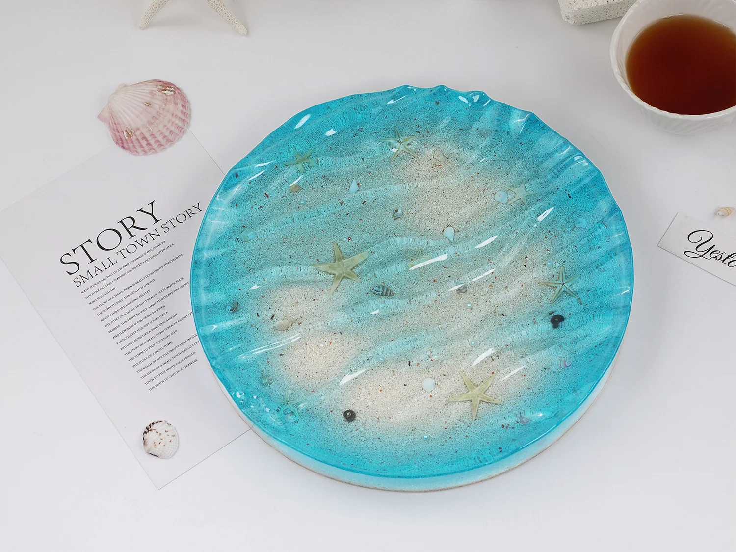 Sea Wave Tray Crystal Epoxy Re - огляд і ціна Resin Ocean Wave Mold
