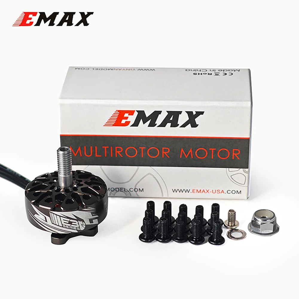 

EMAX ECOIII 2207 1700 кВ/1900 кВ/2400 кВ 3-6 с бесщеточным двигателем, совместимые с 5-5,5-дюймовыми пропеллерами для 5-дюймового гоночного дрона RC FPV