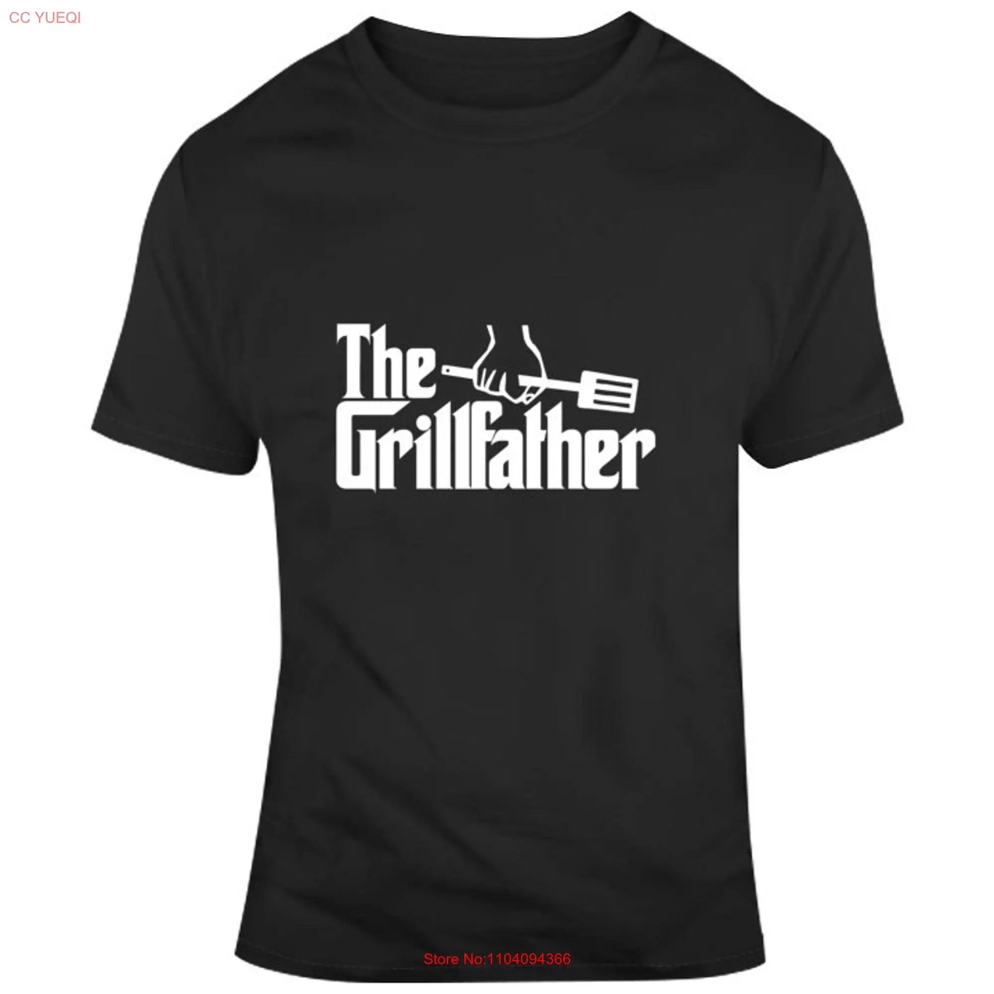 The Grillfather Parody Fathersday Bbq Chef T Shirt long or short sleeves