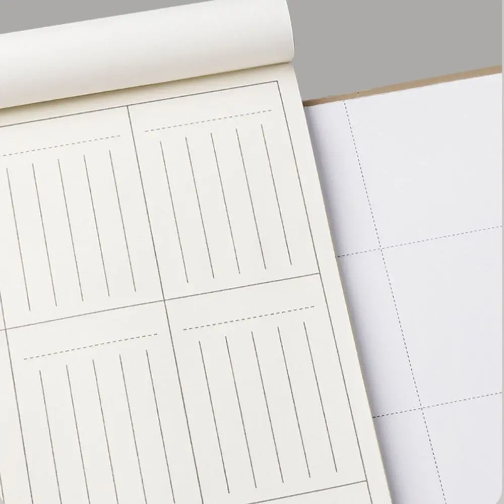 40 Sheets Thickened Paper Vertical Mathematical Workbooks Notebook Minimalist Math Exercise Books Simple Draft Paper