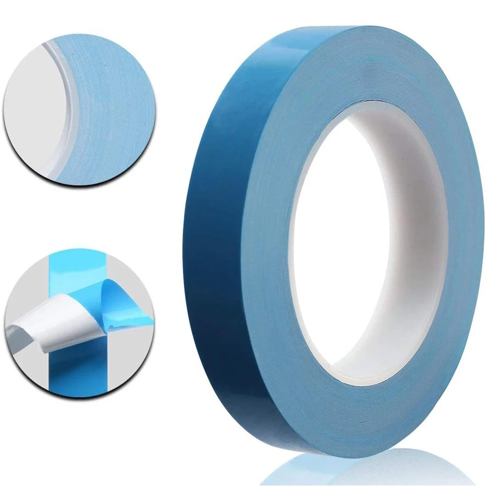 25M Double Side Thermal Conductive Tape 5-25mm WidthBlue Heat Transfer Tape Adhesive Cooling Heatsink for Computer CPU GPU