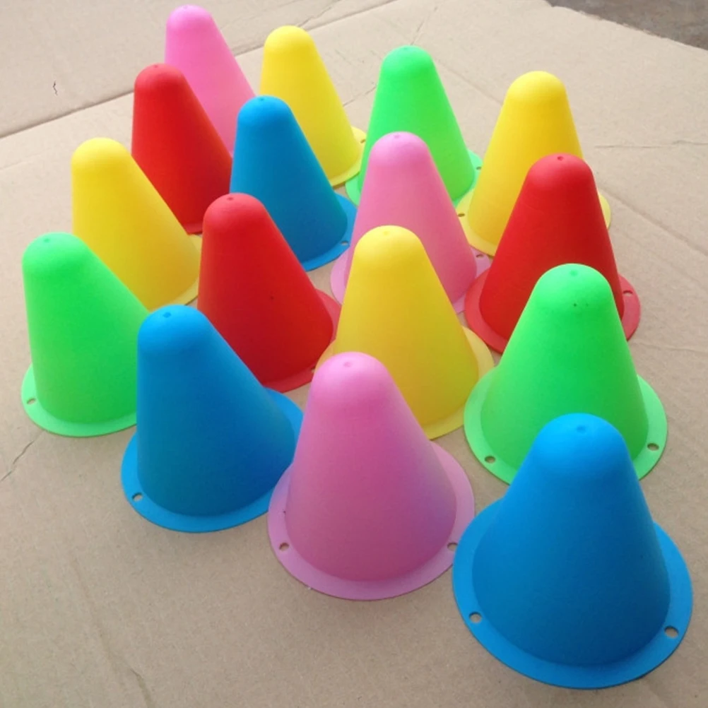 

Collapsible Traffic Cones Roller-slip Roadblock Pile Training Skating Agility Marker