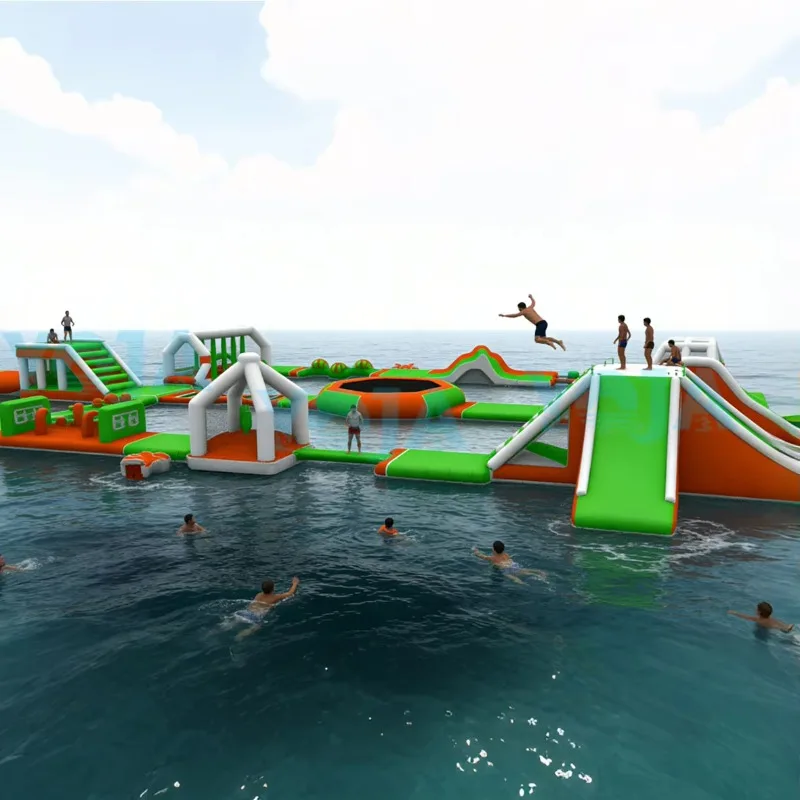 Commercial Inflatable Water Park Amusement Ride with 100-500kg Capacity for Outdoor Use