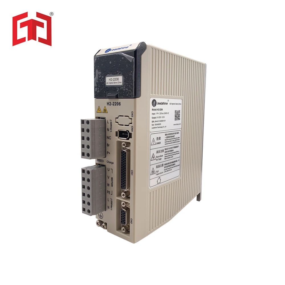 AC lead-glow hybrid servo motor driver and motor H2-2206 closed-loop 8m encoder cable