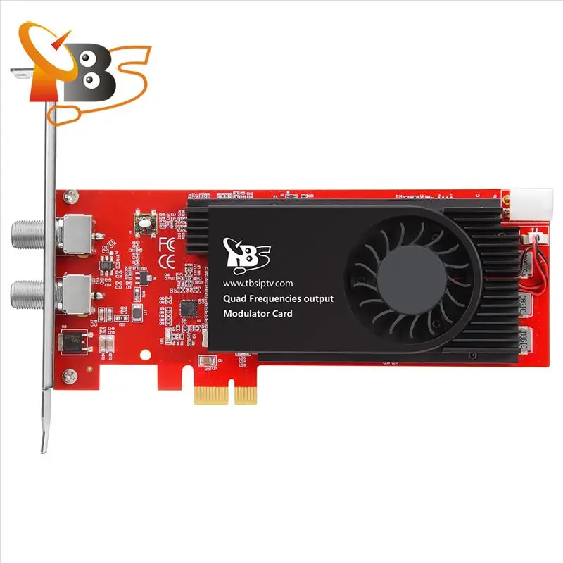 Imagem -02 - Modulador Tbs6214 Isdb-t Quad Cartão Pcie