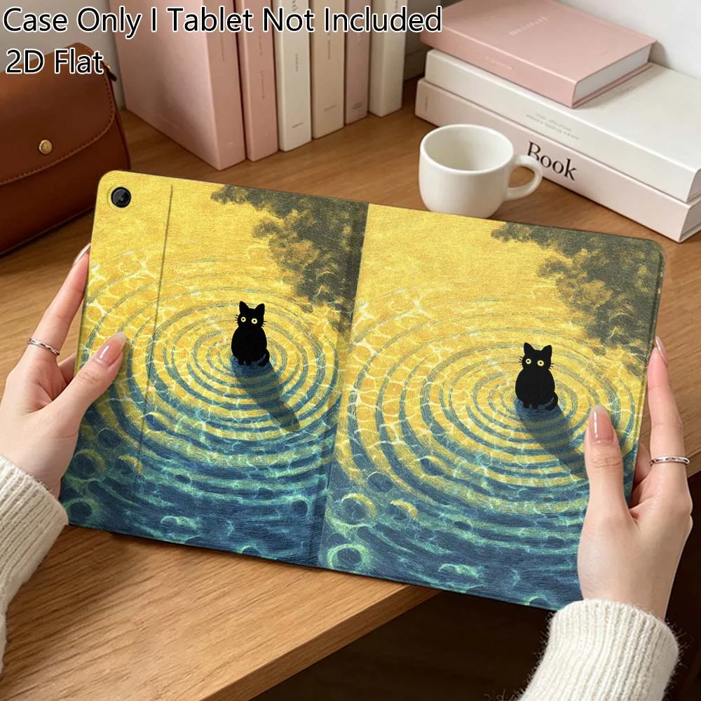 

Cartoon Leopard Cat Art Hot For Samsung Galaxy Tab A7 A A8 A9 A11 S6 S11 10.1 10.4 10.5 Inch Lite PLus Soft Tablet Case Gift