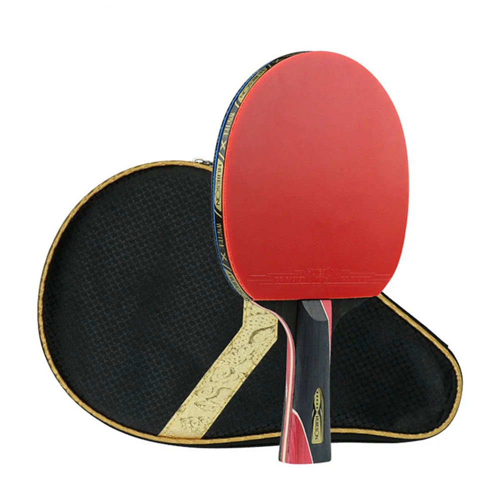 5 Stars Performance Table Tennis Racket Lightweight Ping Pong Paddle With Carbon Technology Professional Table Tennis Paddles