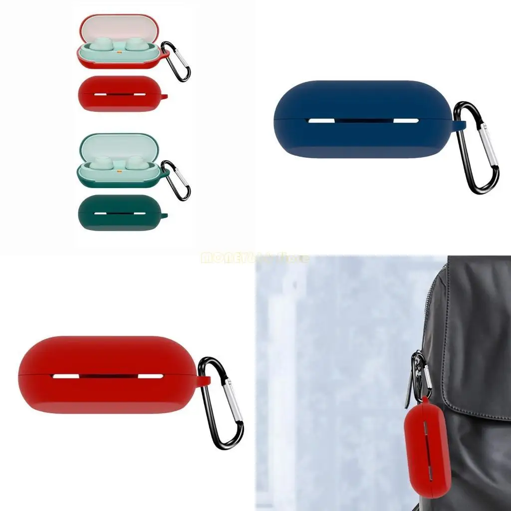 F62C Shock-Ronese Soft Fible Covers WF-C500 Корпуса хранения гарнитуры Защитники Наушники защиты рукава