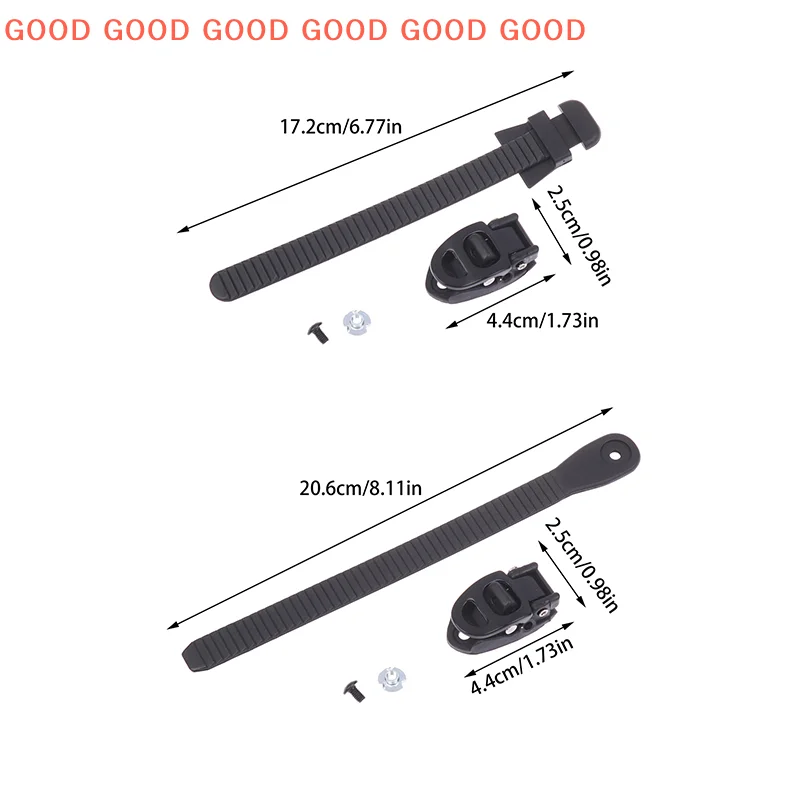 1/2 세트 나사로 버클 고정 발목 벨트 테이프 롤러 스케이트 고정 밴드 롤러 래칫 스케이트 속도 래칫 스케이트 스트랩