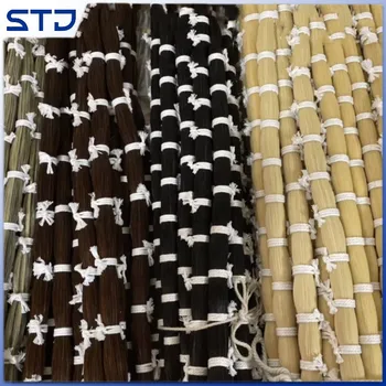 50g Naturalny mongolski włosia końskiego Ogon skrzypiec wiolonczela bas łuk włosy Biały czarny brązowy ogon konia 60-92cm