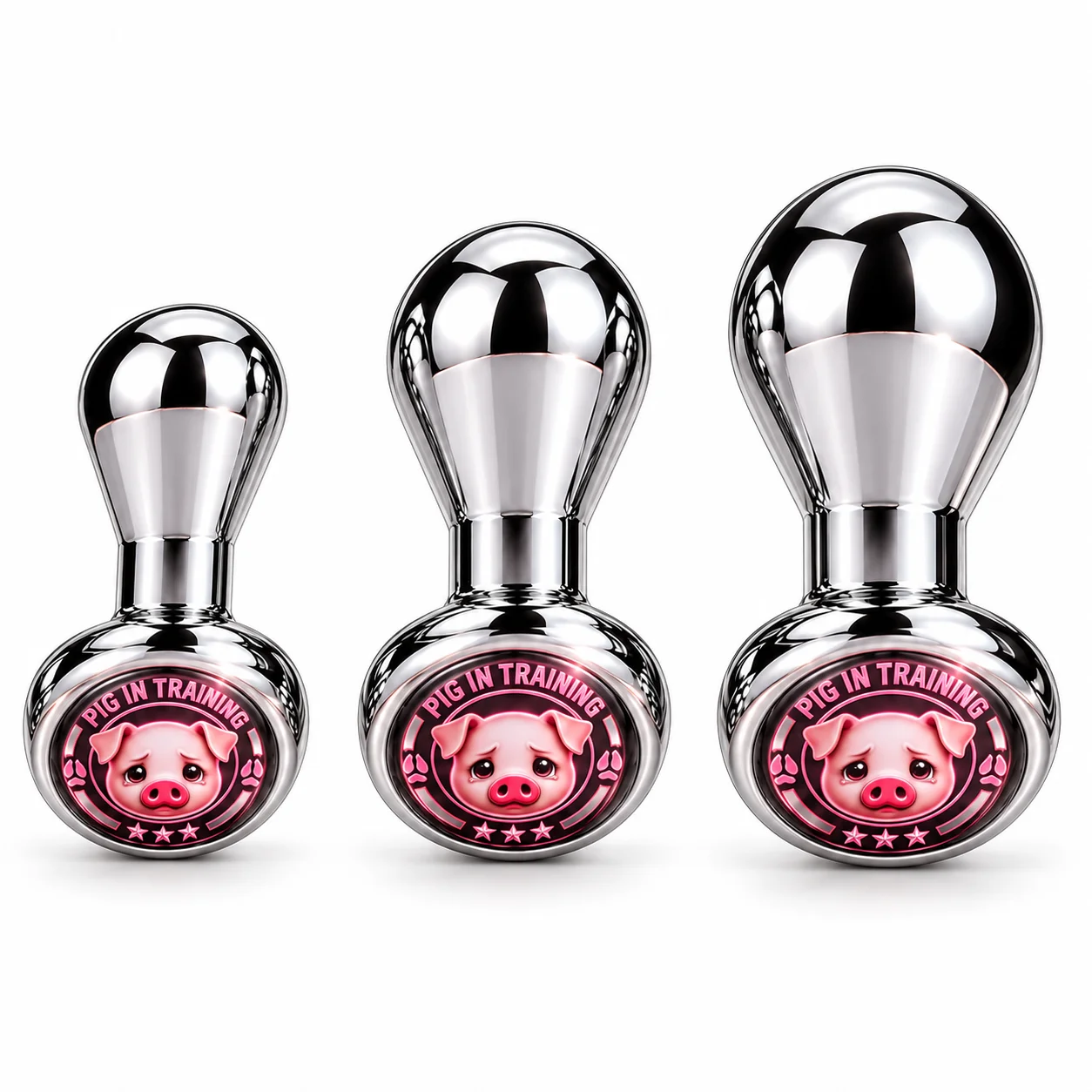 Pig in Training Sissy Femboy Gay Locked Metal Anal Plug Men Butt Plug Butt Toy Dildo Masturbator Anal Sex Toy Adult Product