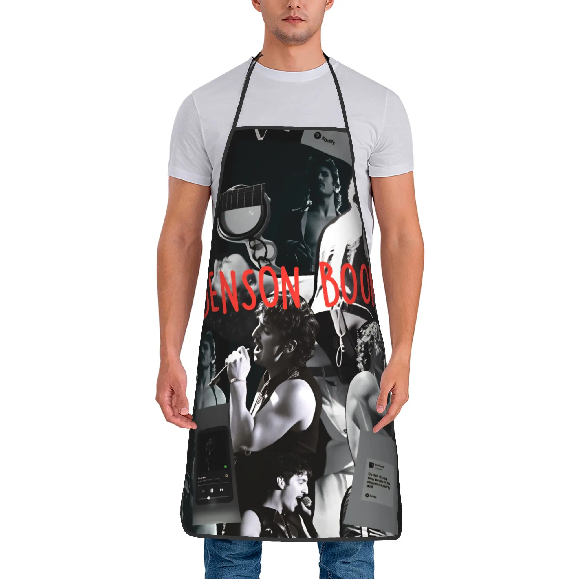 

Фартук Benson Boone American Singer, милый домашний кухонный аксессуар, фартук для взрослых без карманов