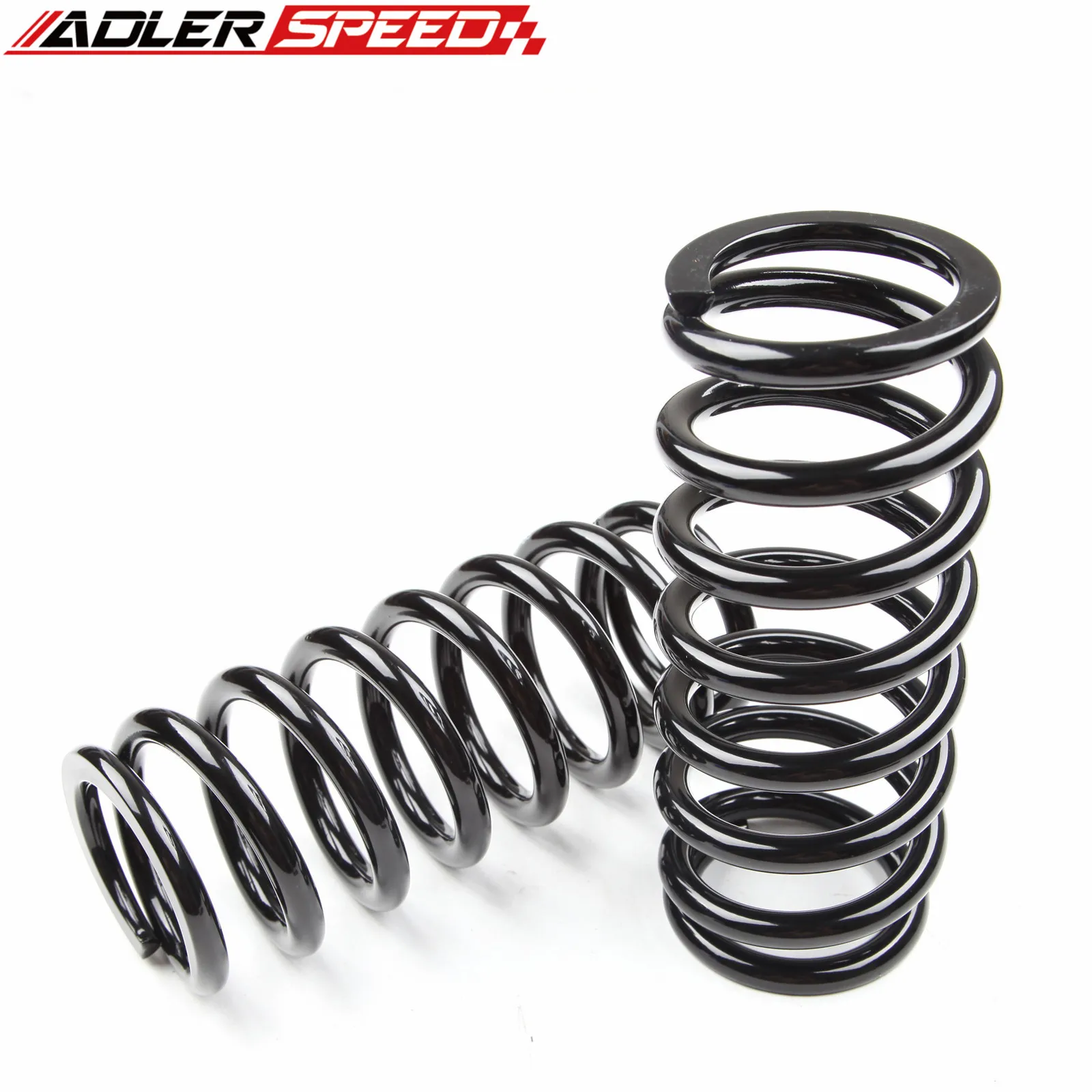 ADLERSPEED 2PCS Custom Coilovers Coil Springs 8kg / 62mm ID / 200mm Length Black