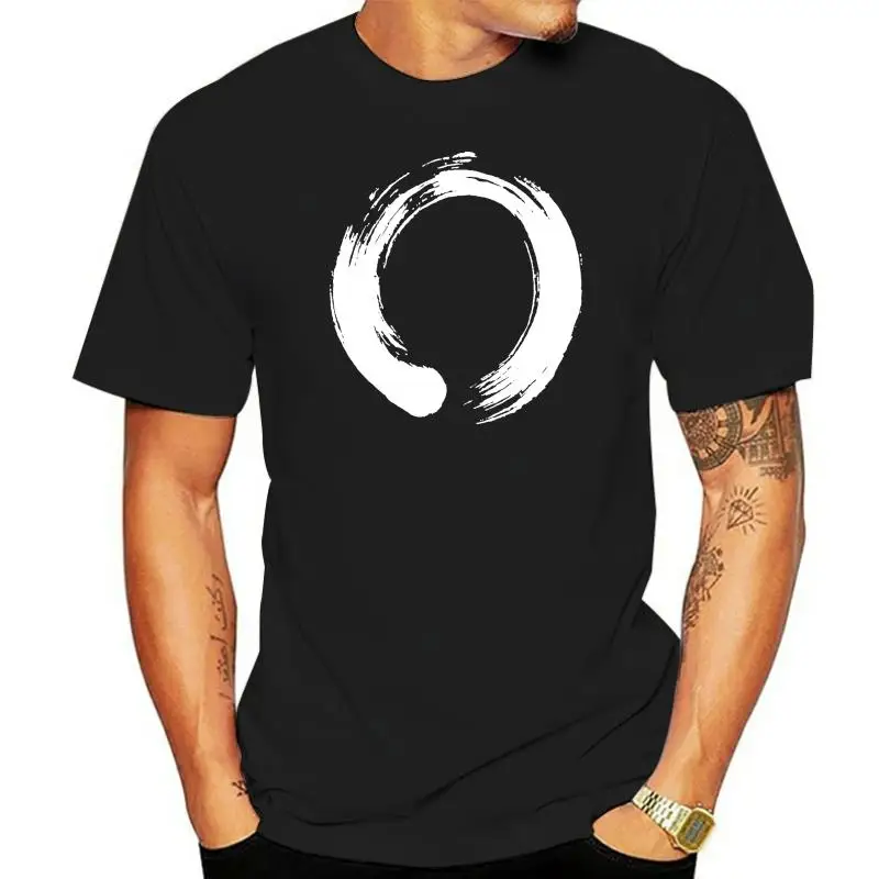 Enso Circle T shirt Zen Buddhism Printed Japanesse Graphic Calligraphy Tee Gift Print T-shirtHip Hop Tee ShirtNEW ARRIVAL tees