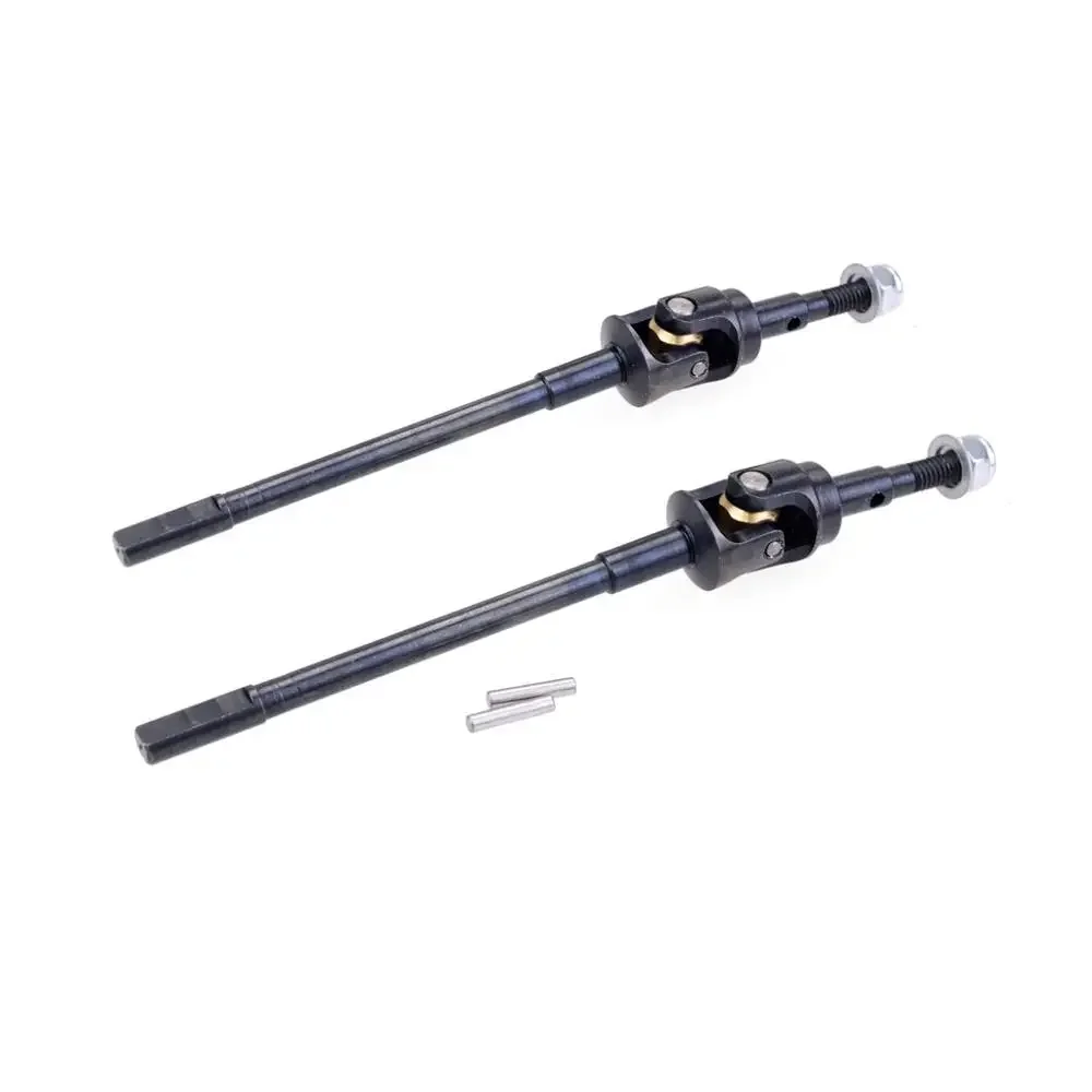 Hard Steel Universal Front Rear Axle CVD Drive Shaft for 1/10 AXIAL SCX10 II 90046 90047 RC Car Replacement Upgrade Parts