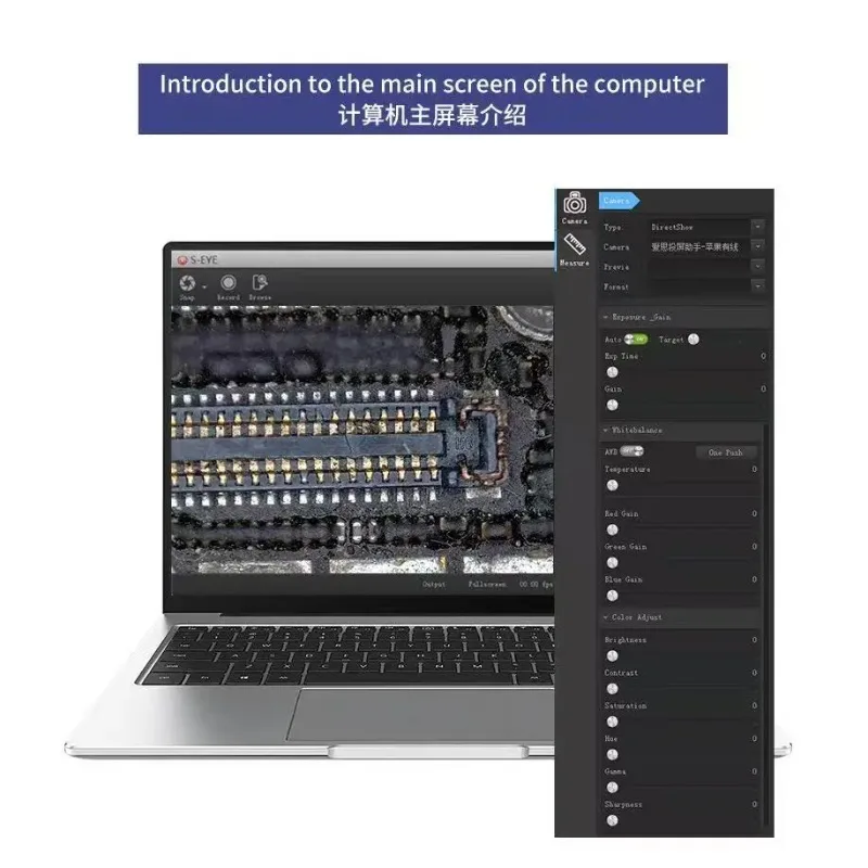 

2026 Autofocus HD 4K 60FPS HD Digital Camera Type-c PC Industry Video 4K Microscope Camera For Microscopio