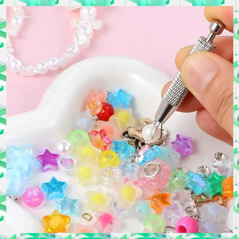 FIZP Paquete de 3 herramientas para recoger bolas de perforación, herramienta para recoger perforaciones de acero inoxidable de 4 puntas, herramienta para recoger joyas de 4 garras