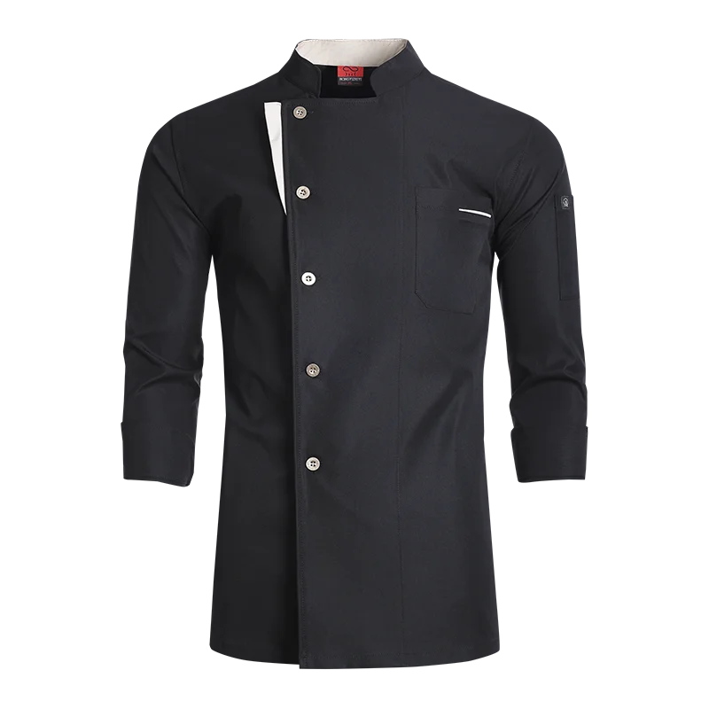 Veste de Chef professionnelle, uniforme de cuisine, vêtements de cuisine d'automne/hiver, restauration, Restaurant, hôtel, chemise de cuisine, vêtements de travail de serveur