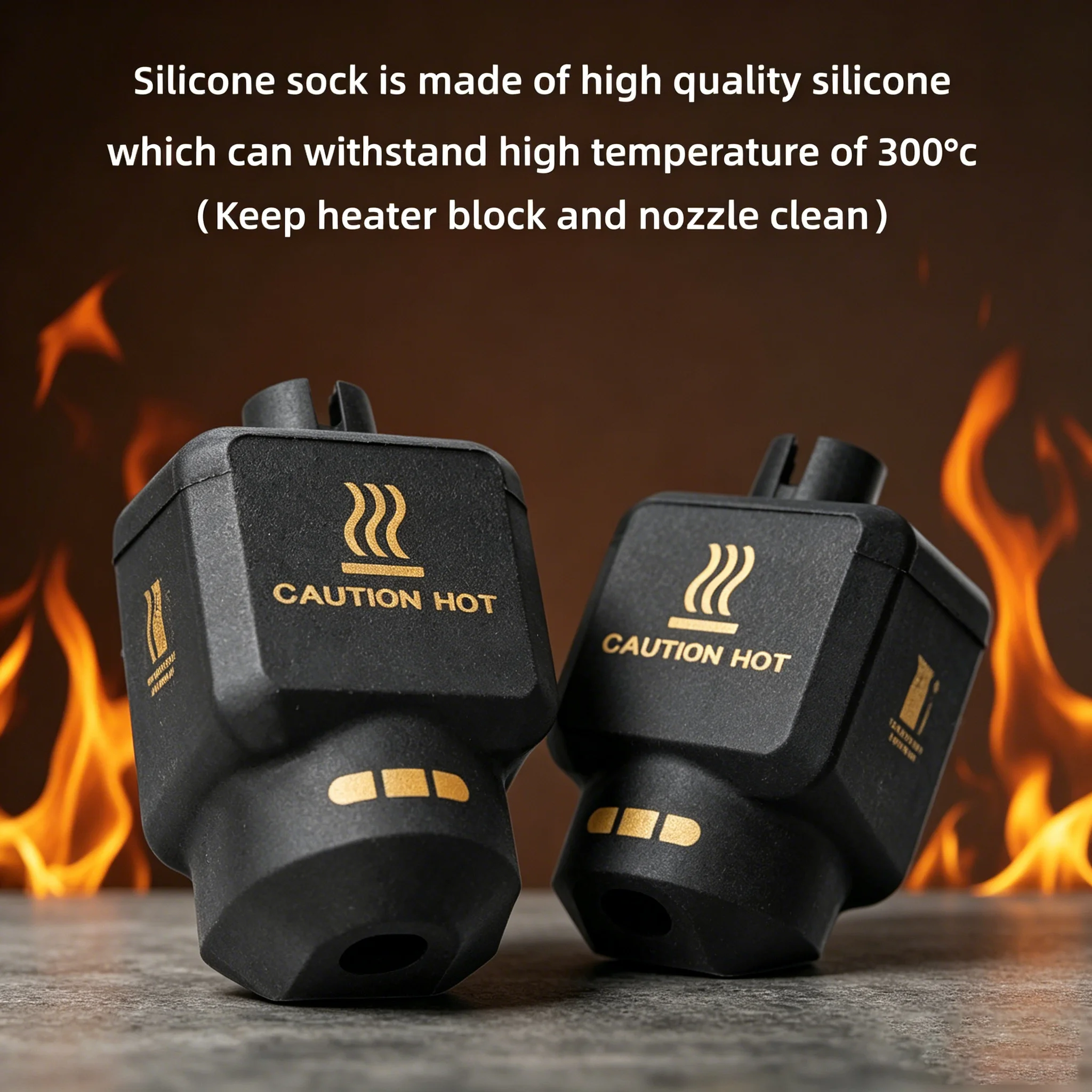 Silicone Sock For BambuLab X2D Hotend Protective Cover Tested & Approved Sleeve for Bambulab P2S H2D H2S A1 Nozzle Accesories