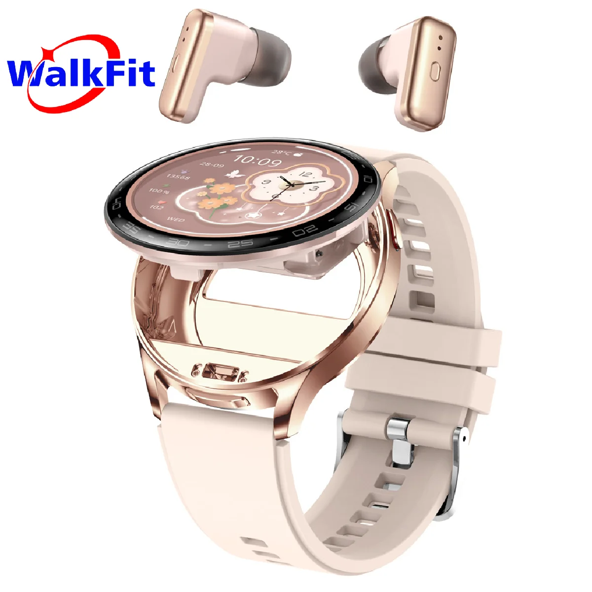 

2 в 1, ENC, беспроводные наушники TWS с шумоподавлением, T97, умные часы, 1,39-дюймовый IPS-монитор сердечного ритма для Android IOS