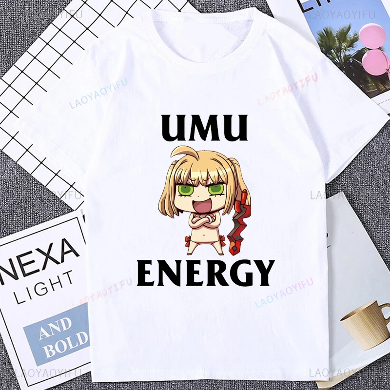 Type-Moon Tsukihime Arcueid Brunestud Japanese Anime Aesthetic Tshirt Fate FGO Fans Kawaii T-shirt Streetwear Harajuku Tees