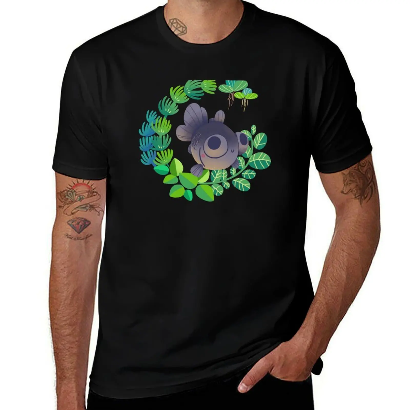 Black Moor T-Shirt Casual Holiday Short Sleeve Tee T-Shirt
