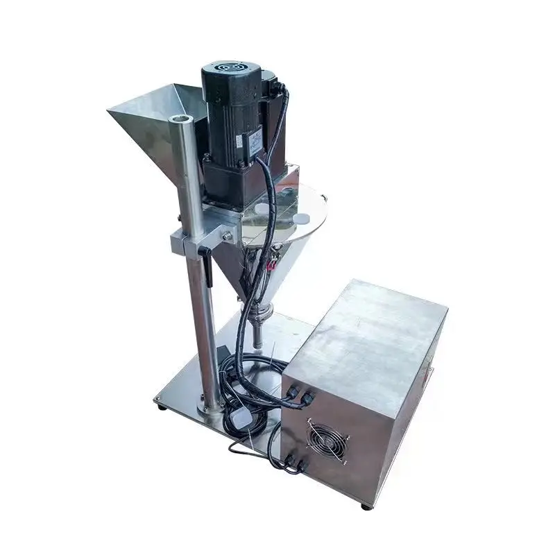 

Powder Dispensing Machine Small Scale Business Bottle Cap Powder Auger Filling Machine