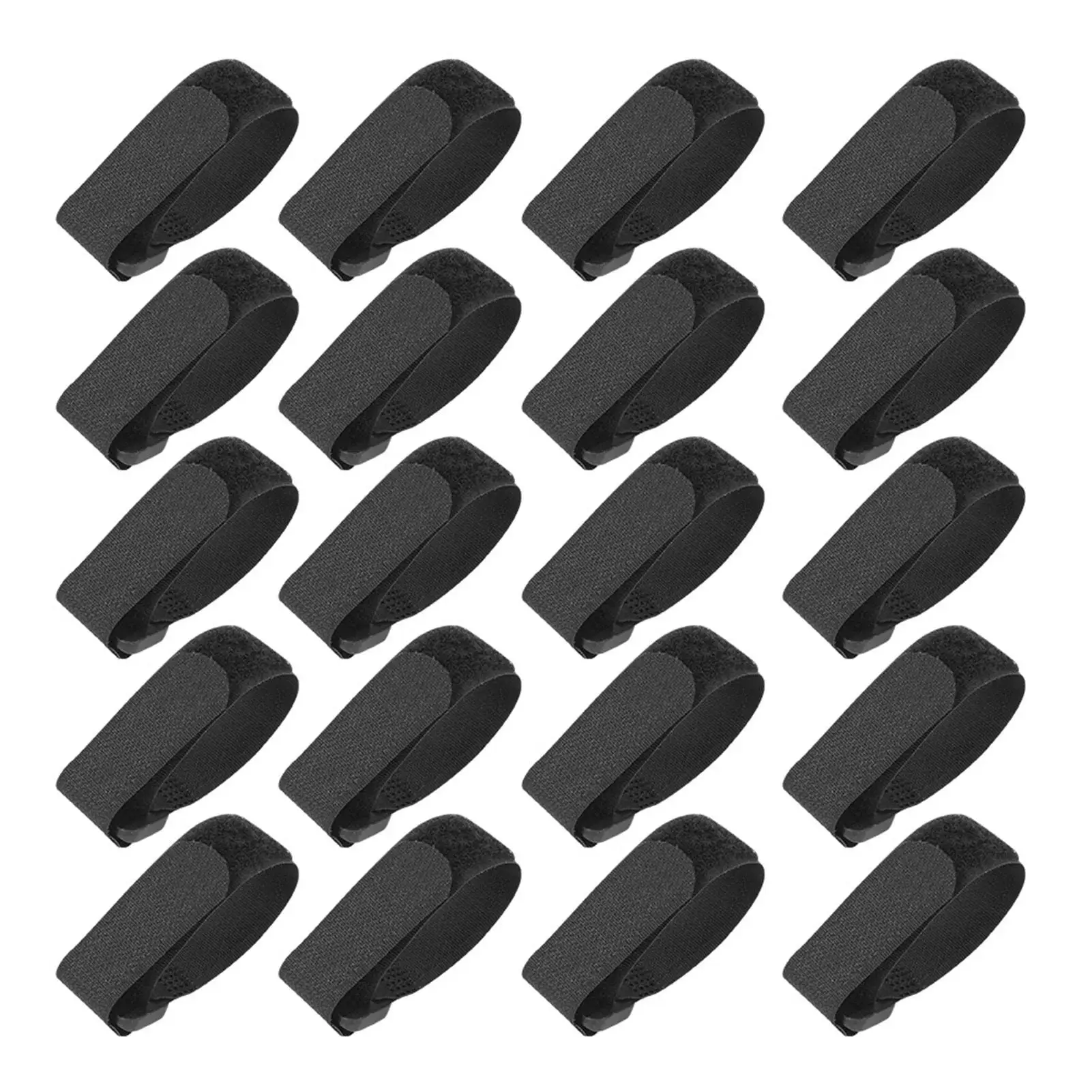 

20pcs Fishing Rod Tie Holders, Reusable Suspenders & Fasteners for Tackle, Hook Loop Cable Ties