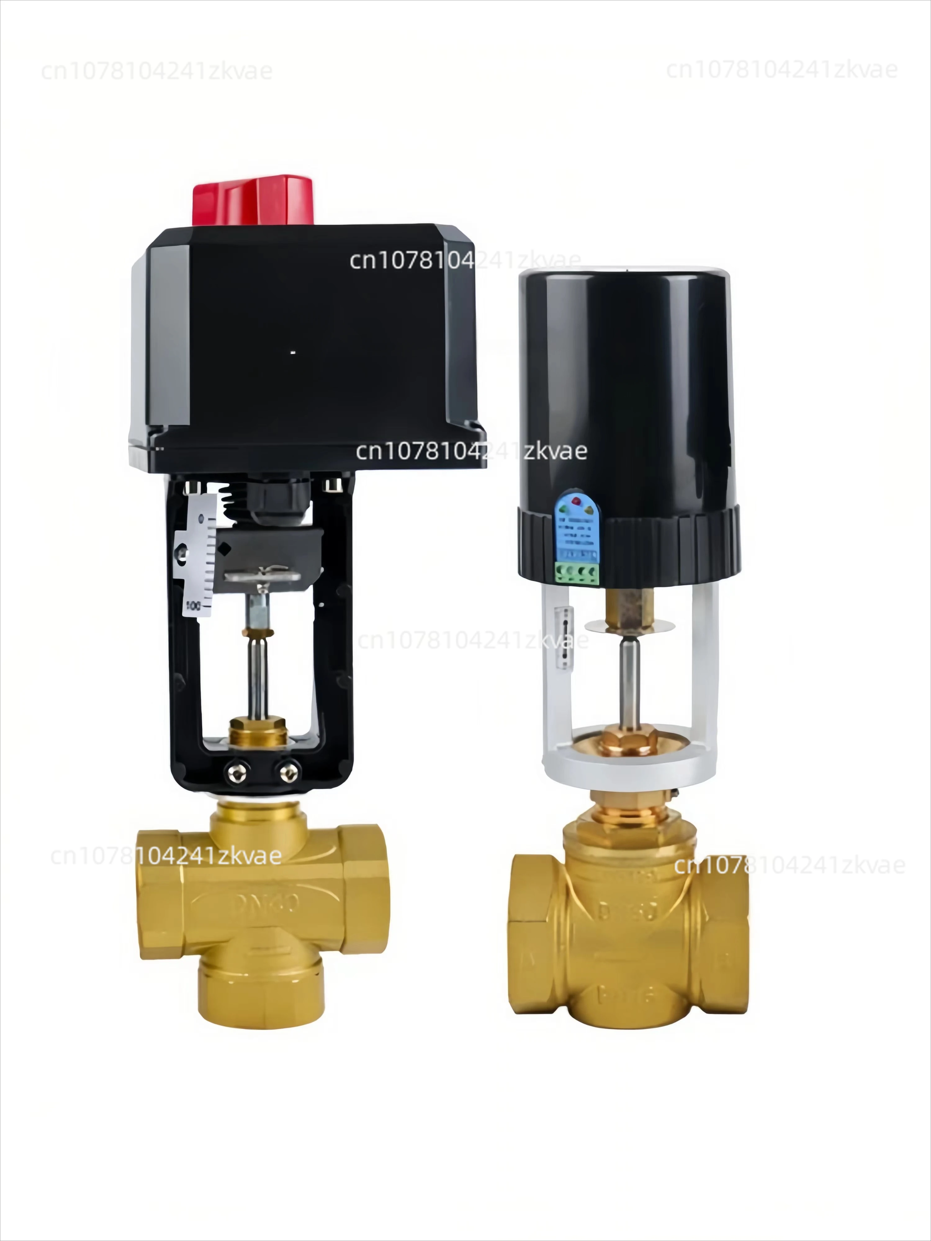 Intelligent Electric Control Valve with Manual Threaded Two-way Three-way Valve Mixed Water Temperature Combined Flow Separation