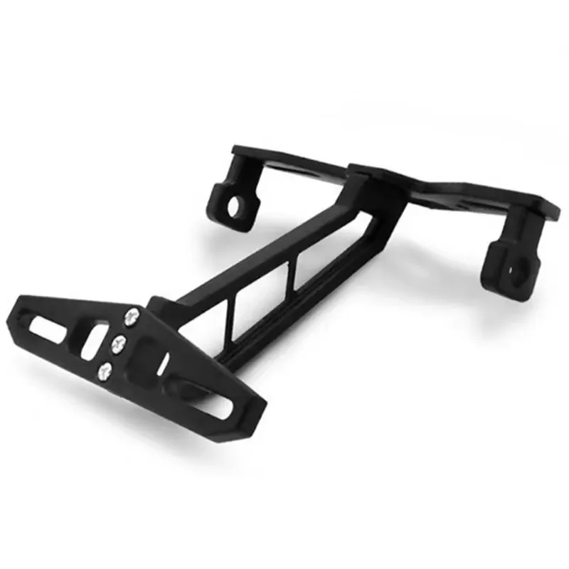 

Unfinished Aluminum Alloy Motorcycle Rear Fender License Plate Holder with Turn Signal Mount