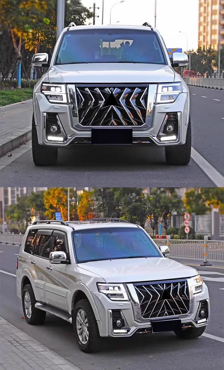 

Комплект обвесов для Mitsubishi Pajero V93 V97 V98 15-20, модифицированный, неокрашенный, с решеткой радиатора и накладками на передний бампер, автомобильные аксессуары