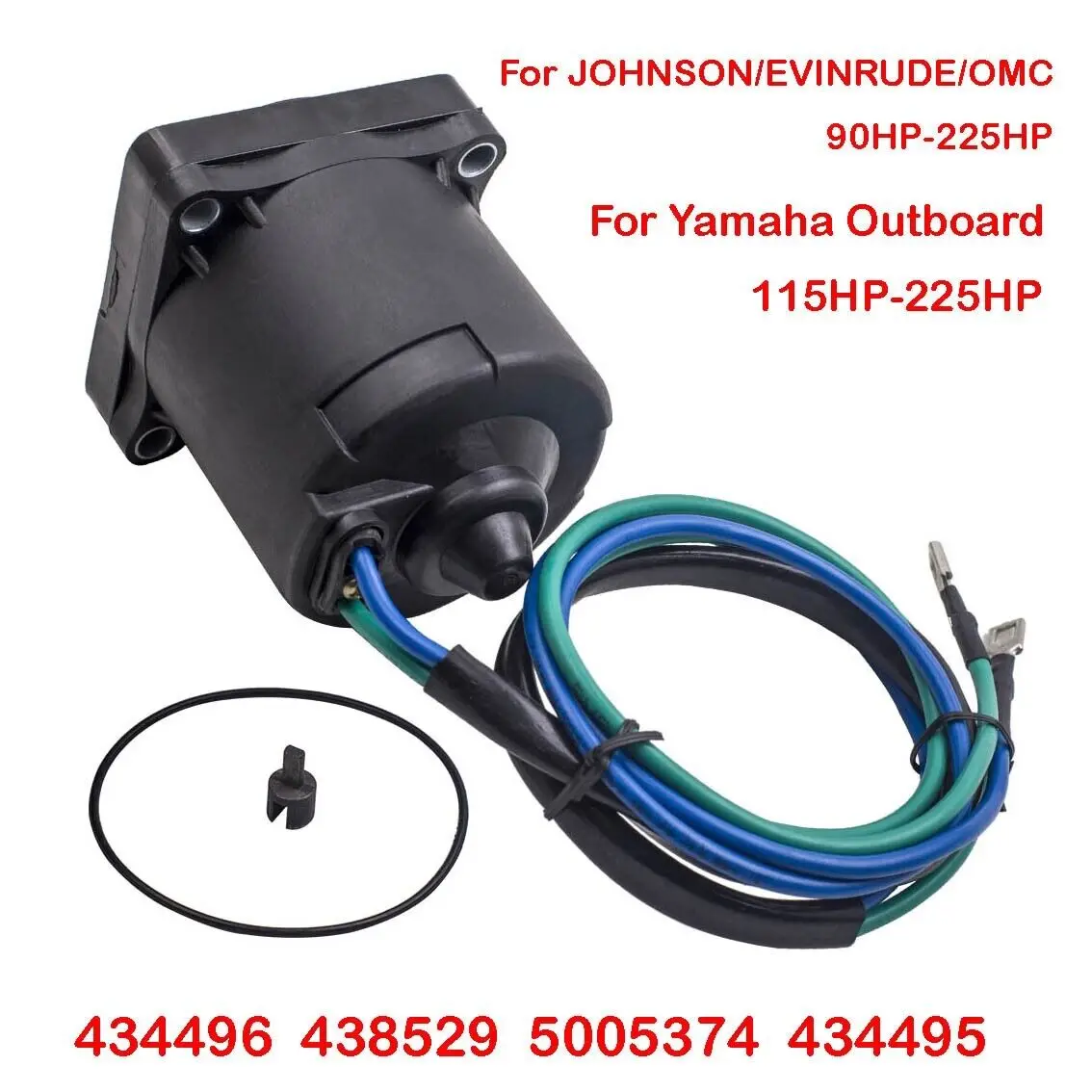 Tilt Trim Motor For OMC, Evinrude, Johnson Outboard 90hp-225hp yamaha 115-225hp 434495 434496 438529 438531 5005374 5005376