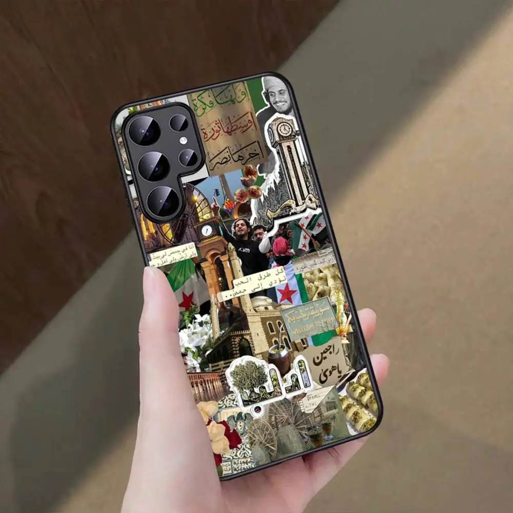 علم الثورة السورية لهاتف سامسونج جالاكسي S25 S23 S24 FE S22 S20 S21 S10 S9 Plus lite Ultra FE S30 Note 20 10