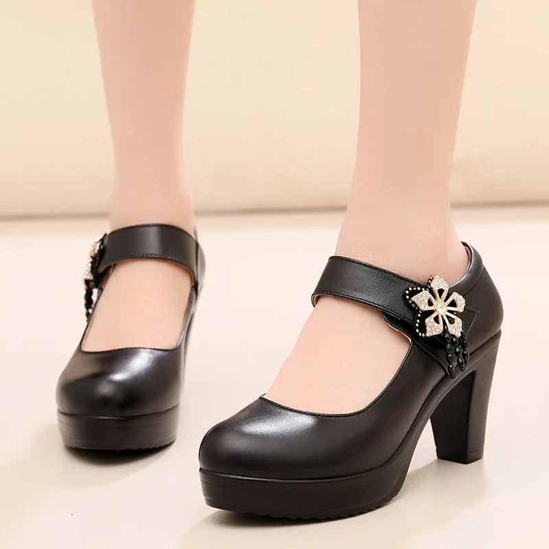 Shallow Thick Bottom White Silver Wedding Shoes Bride Platform Pumps 2025 Decal High Heels Shoes for Model Mom Small Size 32-43