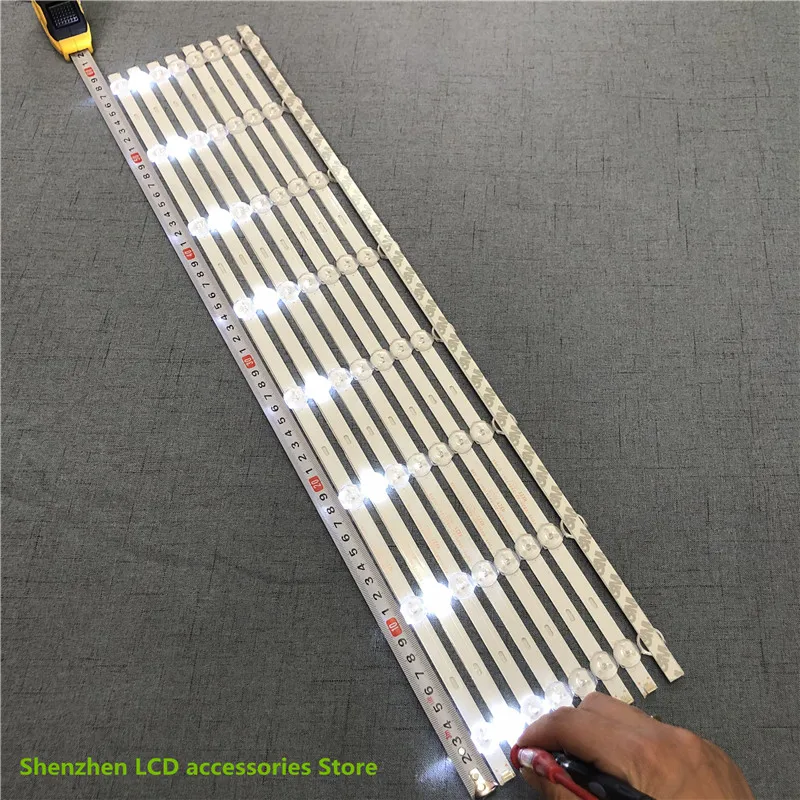 ل هيسنس كونكا هاير 32 بوصة شريط إضاءة قاعدة لوحة 8 مصباح LCD إضاءة خلفية للتلفاز قطاع 59 سنتيمتر 6 فولت 100% جديد