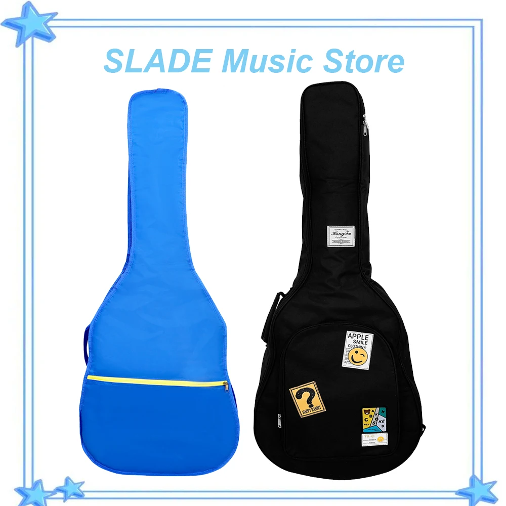 SLADE 38/41 Zoll Gitarre Tragetasche Klassische Akustische Gitarre Soft Case Schultergurt Rucksack Gitarre Tragbares Zubehör