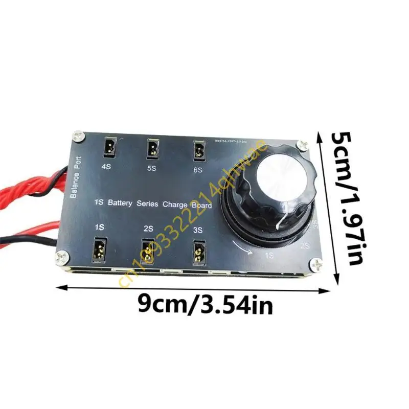 1S Battery Charging Board Board 6 Port XT60 Input Plastic for PH2.0 BT2.0 / GNB27 1S FPV Monitoring
