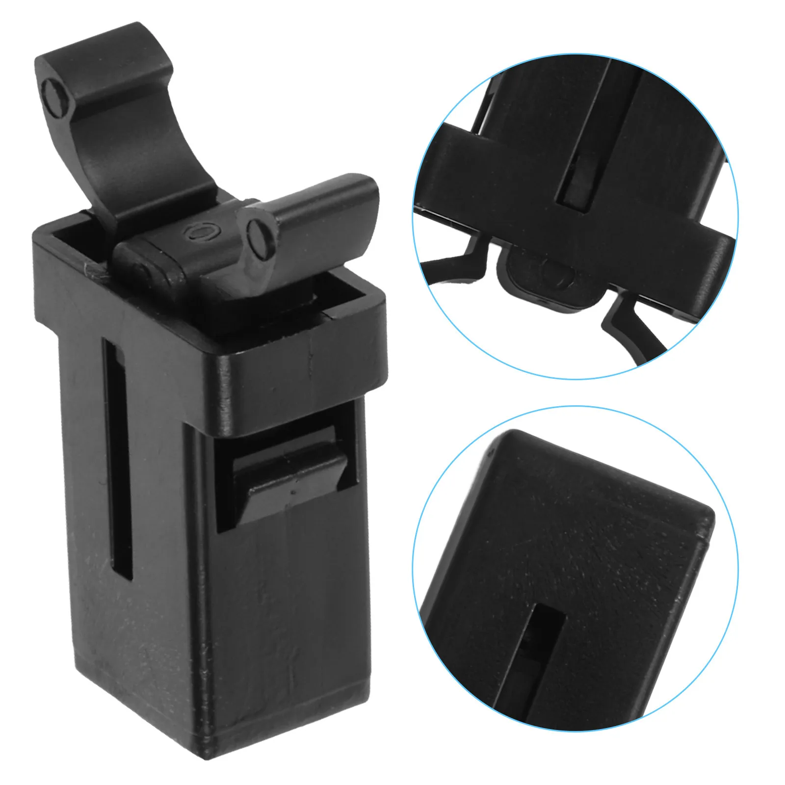 20Pcs Self-Locking Waste Bin Buckle White Press Switch Trash Can Lid Lock Replacement for Household Public Use Automatic Spring