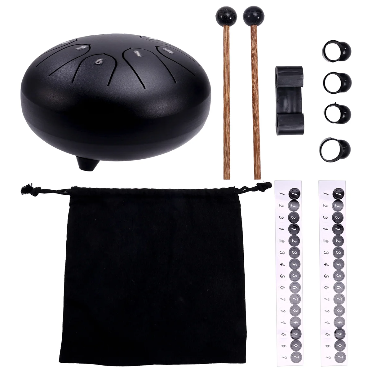 Outdoor Garden Rain Drum,Chakra Rain Drum, Tongue Drum Rain Bell,Outdoor Musical Instrument,Tranquil and Charming