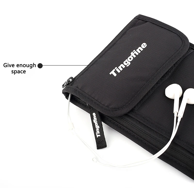 Traveling Passport Package Multi-Function Document Package Waterproof Passport Clip ID Bag Pouch Abroad Hanging Neck Bag