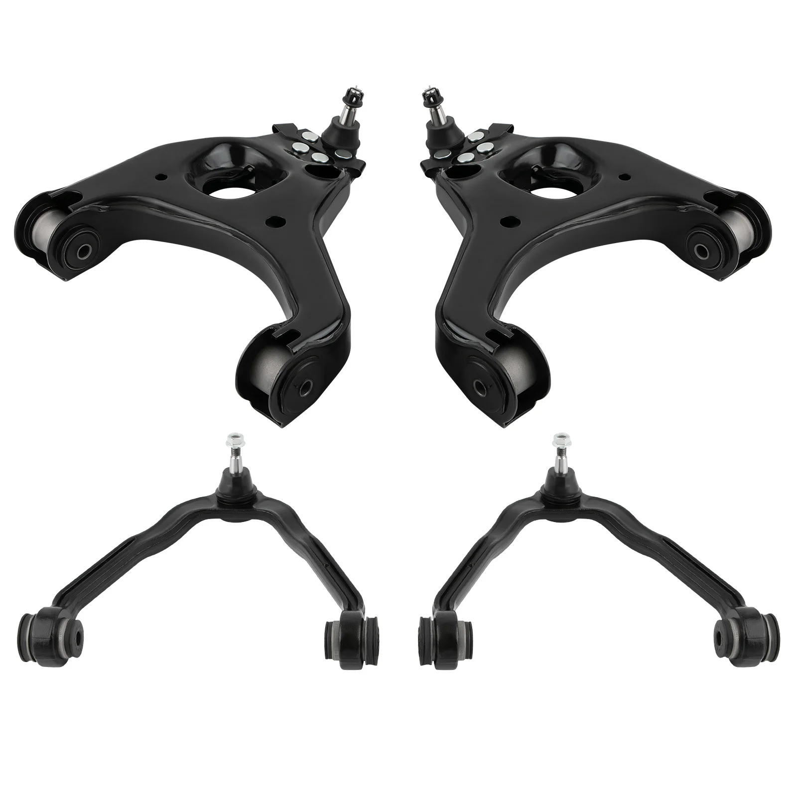 

Front Upper & Lower Control Arms Kit for 1999-2006 Silverado GMC Sierra 1500 2WD