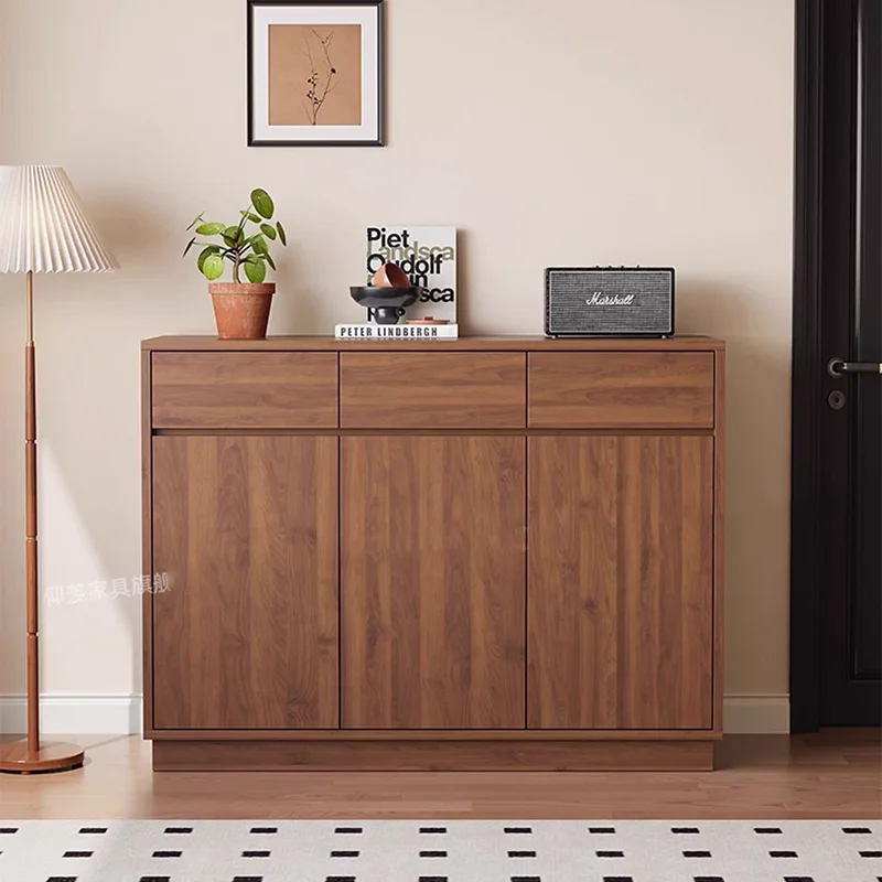 

Luxury Organizer Shoe Cabinet Storage Living Room Display Mobile Wooden Designer Shoe Shelf Box Gabinete Shoemakers Furniture