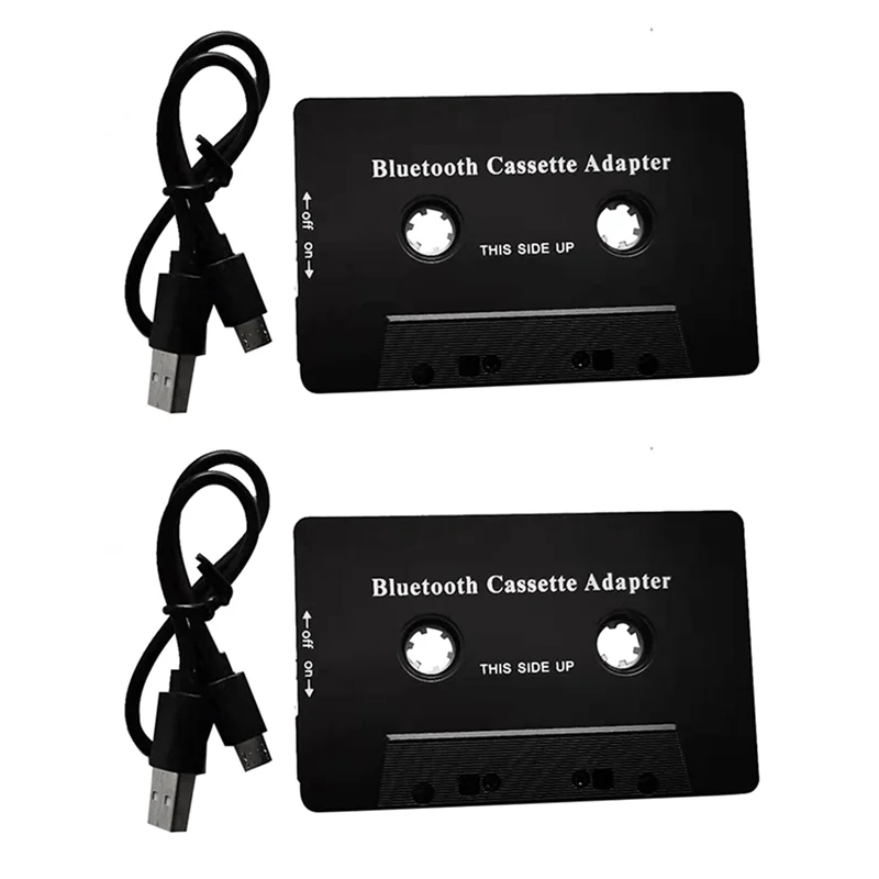 CJSD-2X Universal Cassette Bluetooth 5.0 Audio Car Tape Aux Stereo Adapter With Mic For Phone MP3 AUX Cable CD Player