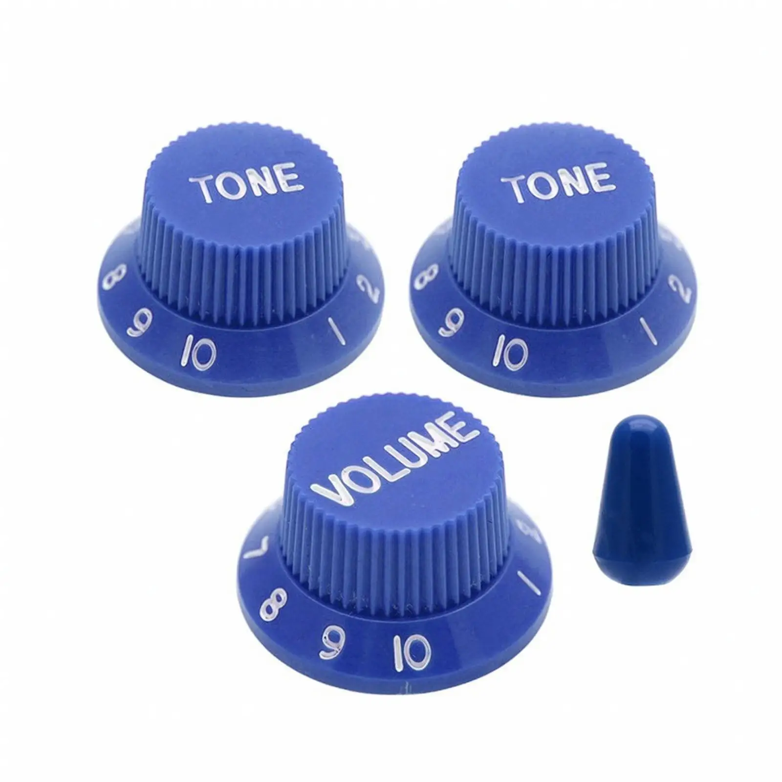 3 Pieces Guitar Knobs with Switch Tip Direct Replacement Electric Guitar Knobs