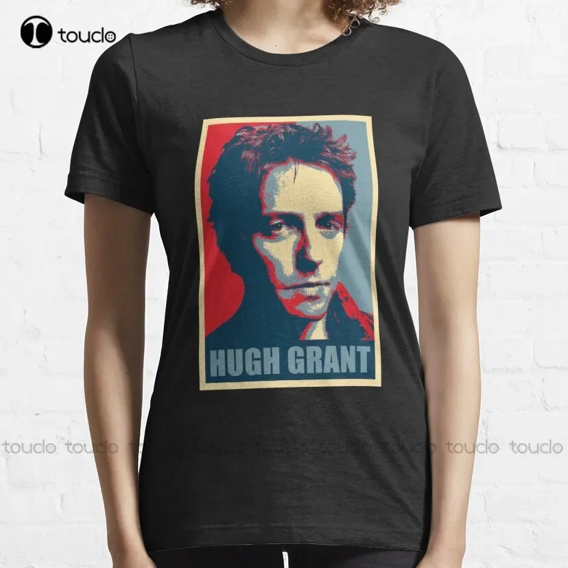 Hugh Grant Hope Hugh Grant Love Actually  Classic T-Shirt Cat Shirts Custom Aldult Teen Unisex Digital Printing Tee Shirt Xs-5Xl