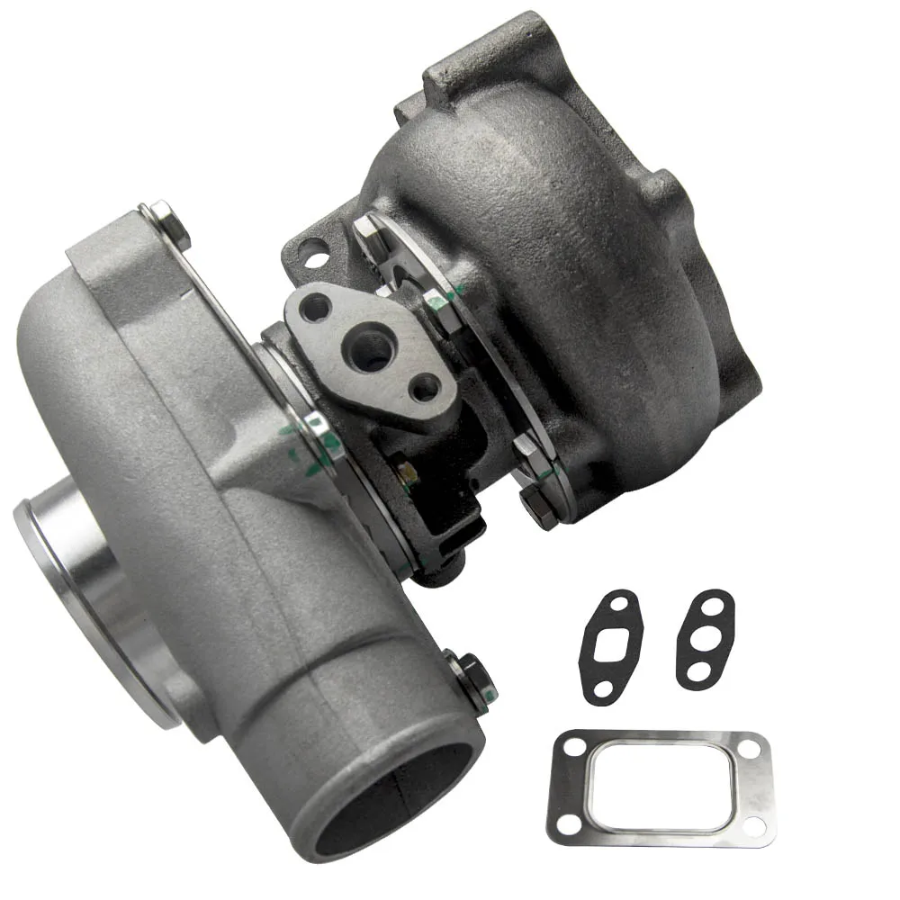 MaXpeedingrods Street Type Billet Compressor Wheel Turbocharger 0.57 A/R 0.5 A/R for 2.5L-3.5L Engine Oil Cooled